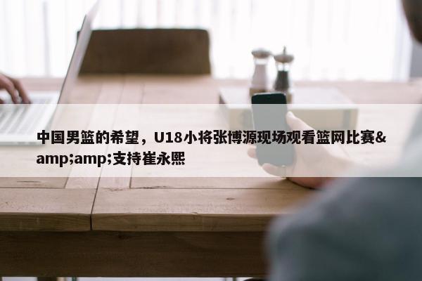 中国男篮的希望，U18小将张博源现场观看篮网比赛&amp;支持崔永熙