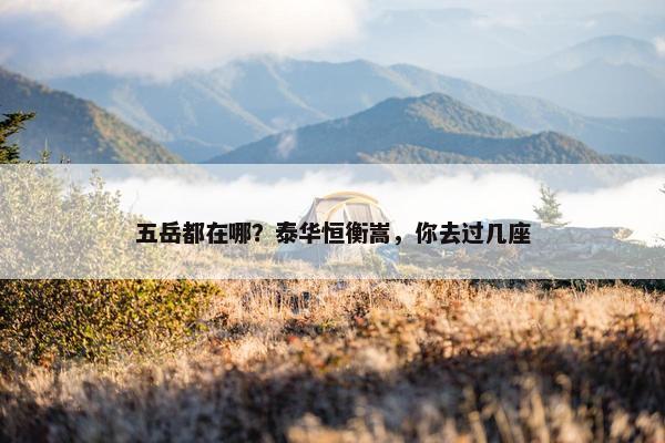 五岳都在哪？泰华恒衡嵩，你去过几座