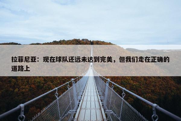 拉菲尼亚：现在球队还远未达到完美，但我们走在正确的道路上