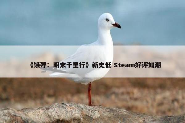 《饿殍：明末千里行》新史低 Steam好评如潮