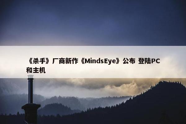 《杀手》厂商新作《MindsEye》公布 登陆PC和主机