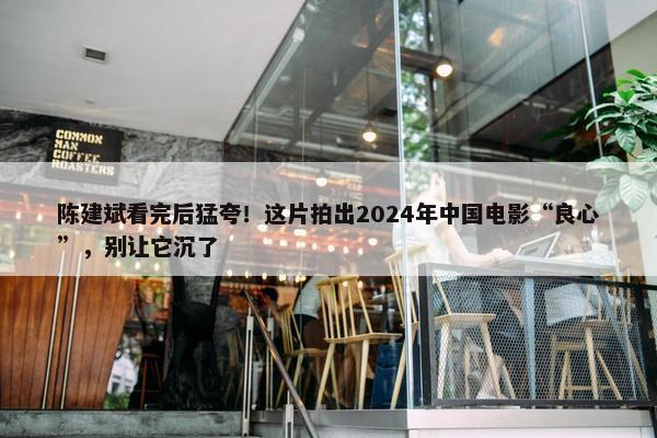 陈建斌看完后猛夸！这片拍出2024年中国电影“良心”，别让它沉了