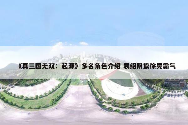 《真三国无双：起源》多名角色介绍 袁绍阴鸷徐晃霸气