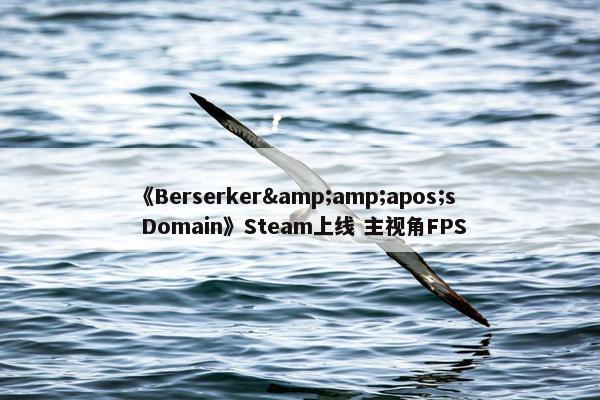 《Berserker&amp;apos;s Domain》Steam上线 主视角FPS