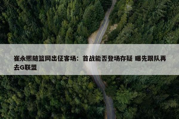 崔永熙随篮网出征客场：首战能否登场存疑 曝先跟队再去G联盟