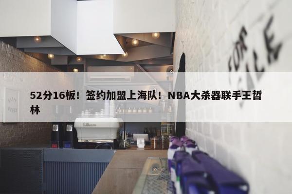 52分16板！签约加盟上海队！NBA大杀器联手王哲林