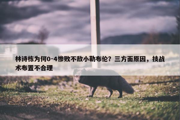 林诗栋为何0-4惨败不敌小勒布伦？三方面原因，技战术布置不合理