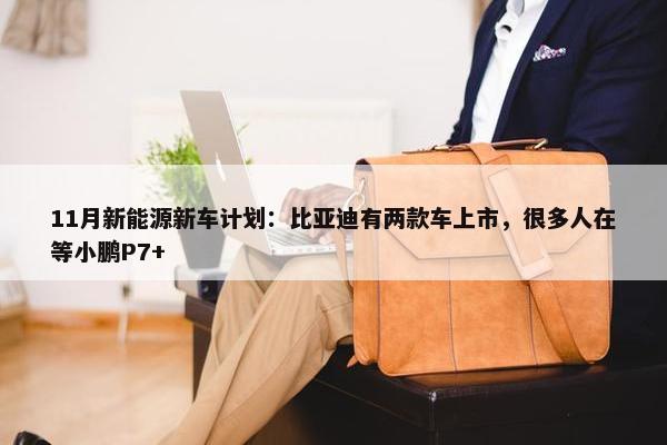 11月新能源新车计划：比亚迪有两款车上市，很多人在等小鹏P7+