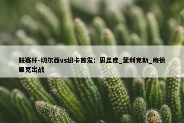 联赛杯-切尔西vs纽卡首发：恩昆库_菲利克斯_穆德里克出战